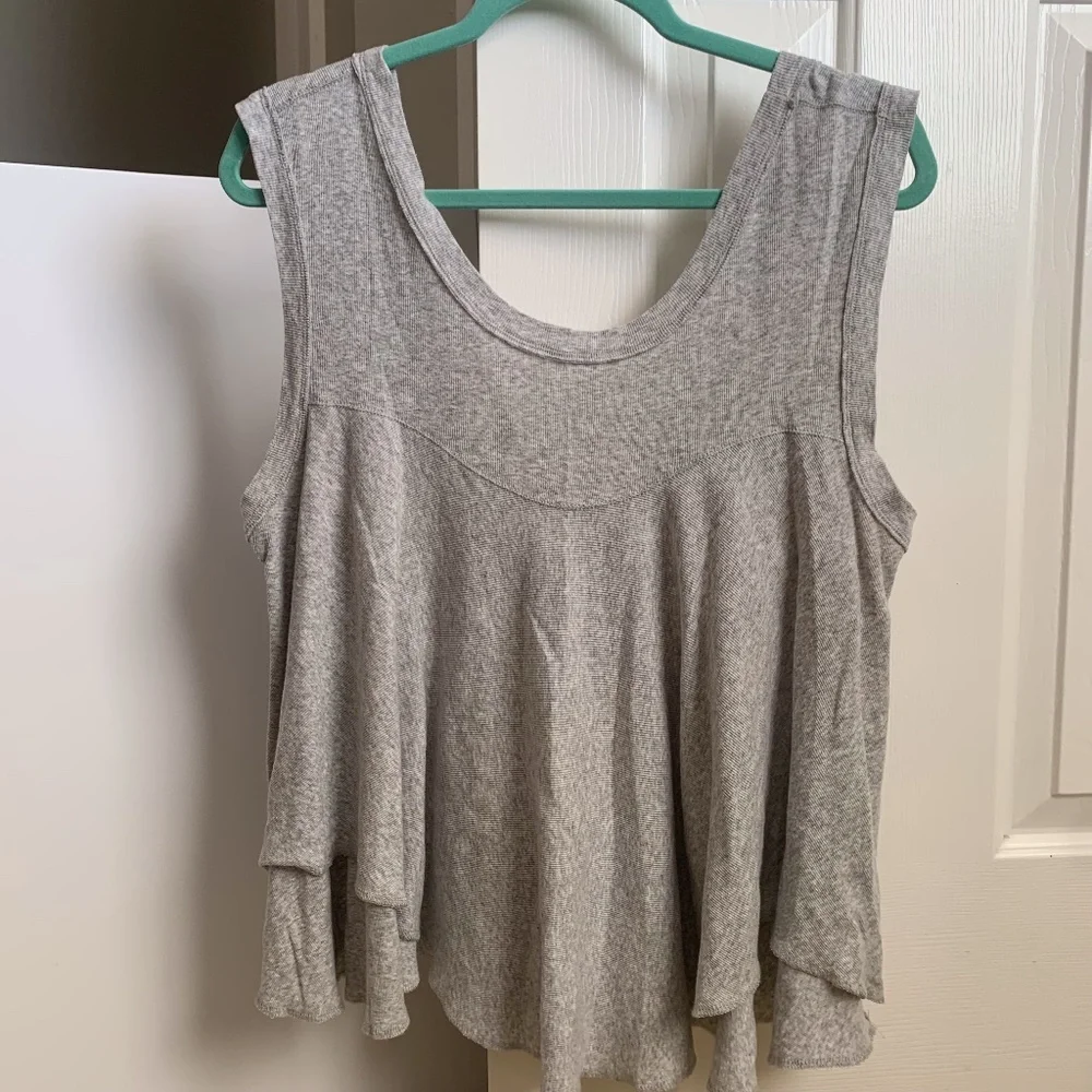 Free People Swing Ribbed Tank - Picture 1 of 8